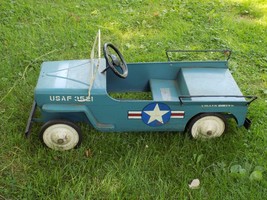 Vintage United States Airforce Chain Drive Jeep Peddle Car - $396.00