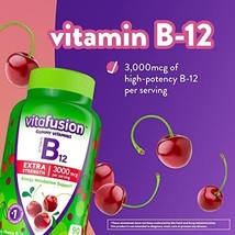 Extra Strength Vitamin B12 Gummy Vitamins, Cherry Flavored B12 Vitamin- 90 Count - £16.09 GBP