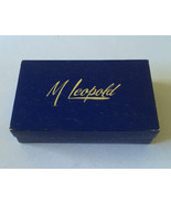 Vintage empty box M Leopold store purchase blue cardboard box movie phot... - €17,15 EUR