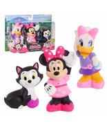 Disney Junior Minnie Mouse 3-Pack Bath Toys, Figures Include Minnie Mous... - £11.81 GBP