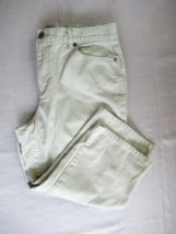 Lauren Jeans Company pants jeans cropped 6P beige Ralph Lauren inseam 17&quot; - £13.21 GBP