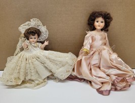 2 - Vintage 1940&#39;s-50&#39;s Dolls Plastic Molded Arts Co New York ~ Bride Dress - £11.50 GBP