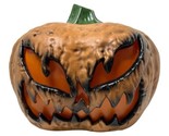 Gemmy Halloween Flaming Fire Pumpkin Jack-o-lantern Light Up Blow Mold S... - $80.41