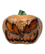 Gemmy Halloween Flaming Fire Pumpkin Jack-o-lantern Light Up Blow Mold S... - $80.41