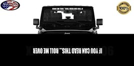 For If you can read this... roll me over vinyl windshield decal sticker mud turb - £73.92 GBP