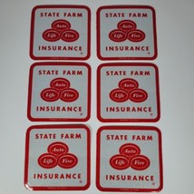 Vintage State Farm Insurance Reflective Bumper Stickers Lot Of 6 Promo Marketing - £2.82 GBP