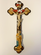 Holy Trinity + Blessed Mary   13&quot; Crucifix ,  New - £34.95 GBP