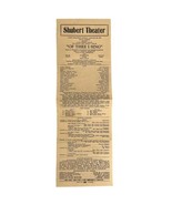 Vtg 1930&#39;s Shubert Theater Cincinnati Ohio Program Notice Playbill Adver... - €9,85 EUR