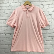 Calvin Klein Polo Shirt Mens Sz M Med Pink - $15.84