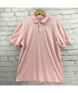 Calvin Klein Polo Shirt Mens Sz M Med Pink - £12.61 GBP