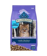 Blue Buffalo Wilderness Natural Kitten Dry Cat Food, with DHA and ARA to... - $75.64 CAD