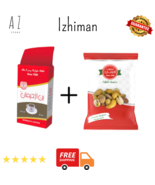 Izhiman Coffee Medium 250 g + Izhiman Mixed Nuts 80g قهوة ازحيمان مع مكسرات - £22.99 GBP