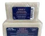 Kiehl&#39;s Ultimate Man Body Scrub Soap 7 oz and 3.2 oz Travel Size Sealed - £19.83 GBP