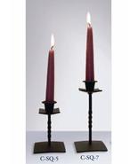 Village Wrought Iron C-SQ-5 Taper Candle Holder Approx 4.5 to 5 Inches H... - £7.82 GBP