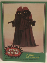 Vintage Star Wars Trading Card Green 1977 #257 A Pair Of Jawas - $2.48