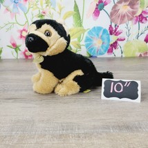 Aurora Miyoni German Shepherd Puppy Dog Plush 10&quot;  Sitting HTF Stuffed Animal - £11.03 GBP