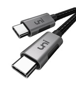 uni USB C to USB C Cable 10ft, Long USB C Cable 100W Fast Charging Nylon... - £15.97 GBP