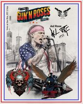 ORIGINAL Jaye Metcalfe GUNS N ROSES 2, 16x20   Vintage 1988 Poster - $569.25