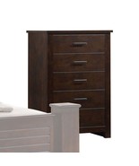 Panang 5 Storage Drawers Chest, Mahogany Finish - €637,00 EUR