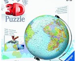Ravensburger Children&#39;s World Globe 180 Piece 3D Jigsaw Puzzle | Easy Cl... - £23.08 GBP