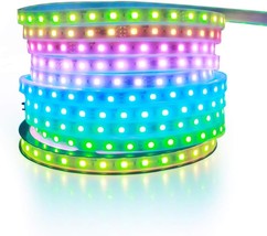 Alitove Ws2811 Addressable Rgb Led Strip Light 24V 32.8Ft 600 Leds Dream Color - £38.08 GBP