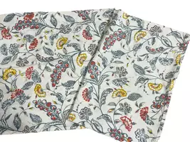 Garnet Hill Jacobean Floral Pima Cotton 2pc Standard Pillowcases - $34.00