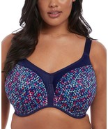 Elomi EL8042 Womens Plus Size Energise Sports Bra Multicolor Geometric P... - $32.89 CAD