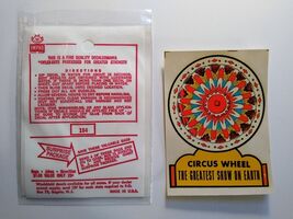 Vintage IMPKO Circus Wheel Decalcomania Decal "The Greatest Show on Eart... - $10.52