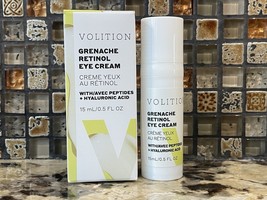 Volition Grenache Retinol Eye Cream 15mL Peptides + Hyaluronic Acid New ... - $296.39 MXN