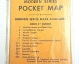 NOS Sealed Vintage 1950&#39;s Cram&#39;s Modern Series Pocket Africa #303 - £14.14 GBP