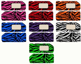 Car sun visor covers fits 2003-2018 Jeep Wrangler driver&amp;passenger Zebra design - £22.41 GBP