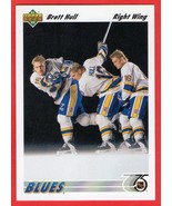 1992 Upper Deck #464 Brett Hull HOF hockey card - £0.00 GBP