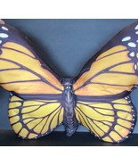 Beautiful Blue Morpho and Monarch Butterfly Pillows-Clean and Bright - £23.05 GBP