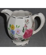 Blue Ridge SUWANEE PATTERN Hand Painted GRACE PITCHER #1 Made in Tennessee - $31.67