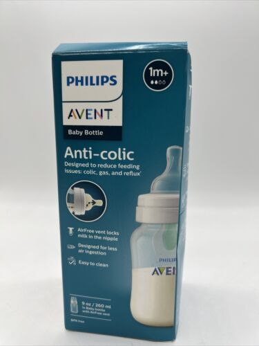 Primary image for Philips Avent Anti - Colic Air Free Vent 1M+ Baby Bottle Reduce Gas Reflux 9 oz