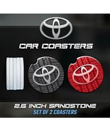 Toyota Car Coasters, Toyota Car Coasters, Toyota Accessories, Toyota Car... - $186.18 MXN