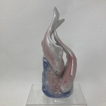 Vintage lustre fish ornament figurine - colorful and kitsch Mid Century - £14.41 GBP