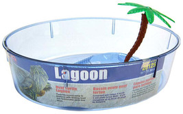 Lees Oval Turtle Lagoon with Access Ramp and Palm Tree Decor - £17.09 GBP+