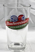 Budweiser Bud Light Official Beers of Football Pint Glass - £17.81 GBP
