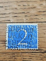 Netherlands Stamp Blue 2c Used 283 Fancy Cancel - $0.99