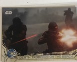 Rogue One Trading Card Star Wars #81 Death Troopers On The Beach - $1.97