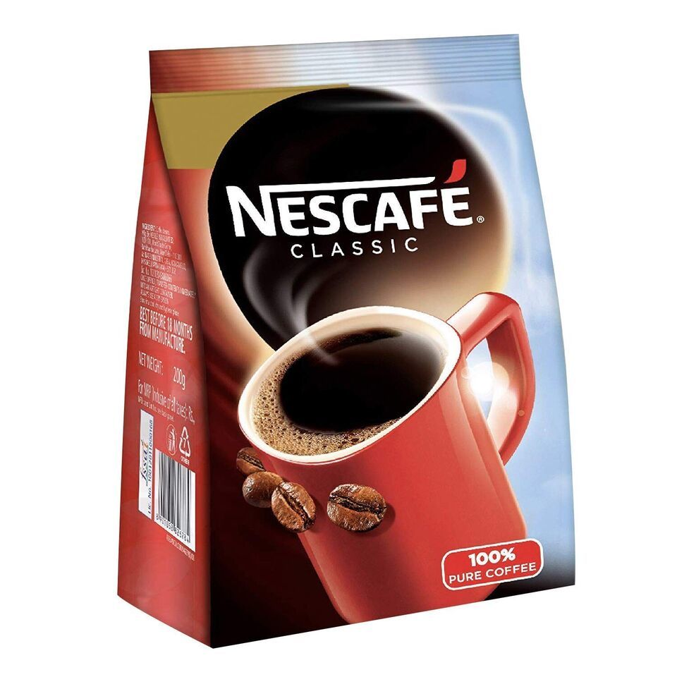 Primary image for Nescafé Classic Instant Ground Coffee, 200 gm Stabilo, Bag