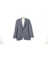 Vintage 60s Rockabilly Mens Size 40L Wool Striped 2 Button Suit Jacket G... - $81.39 CAD