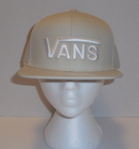 Vans Off The Wall Men&#39;s Hat Beige Snapback Cap OS - £17.17 GBP