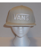Vans Off The Wall Men&#39;s Hat Beige Snapback Cap OS - £17.02 GBP