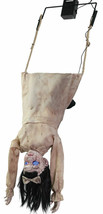 Halloween Animated Swinging Upside Down Girl Doll Haunted House Prop Decoration - £179.51 GBP