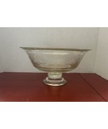 Recollections 9 1/2&quot; Diameter Pedestal Center Bowl Indiana Glass - $281.03 MXN