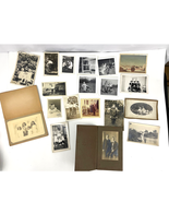 Antique Lot of 19 B&amp;W Sepia Photographs Bicycle Kids 1930&#39;s Estate Find ... - £21.23 GBP