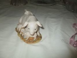 Vintage Homco Momma Pig W/4 Piglets Playing - £11.87 GBP