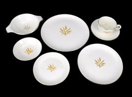 Taylor,Smith,Taylor Wheat China 7Piece Place Setting, Virtuous China Mid Century - £12.26 GBP